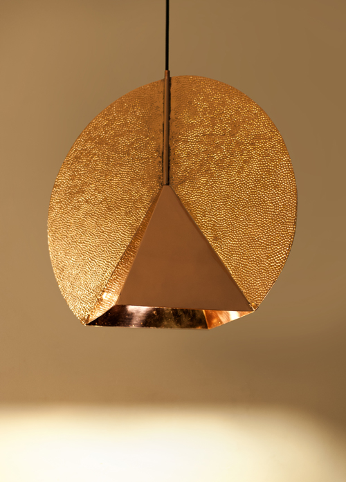 Flair Lamp. Pyramid in Circle